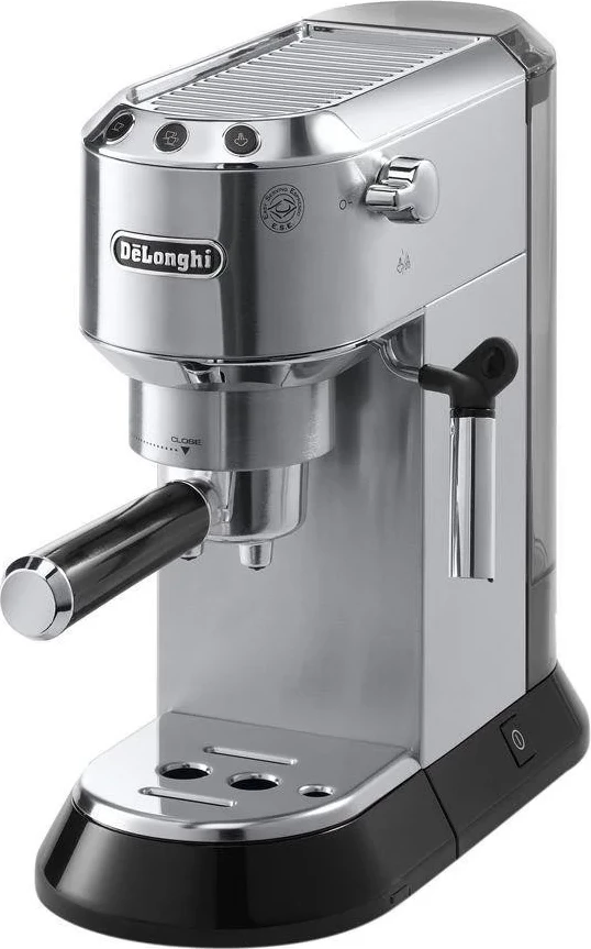 Ekspres kafeje, DeLonghi Dedica EC685.M, 15 bar, 1300 W, sistem kapuçino, trup metalik, ngjyrë metal