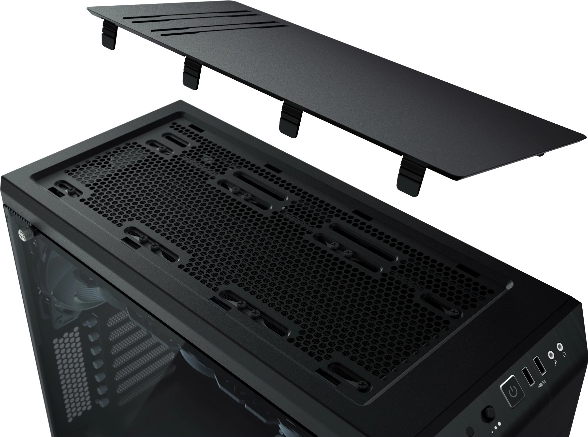 Kasë be quiet! Pure Base 600 Window, Midi Tower, PC, ATX, micro ATX, Mini-ITX, e zezë, portokalli