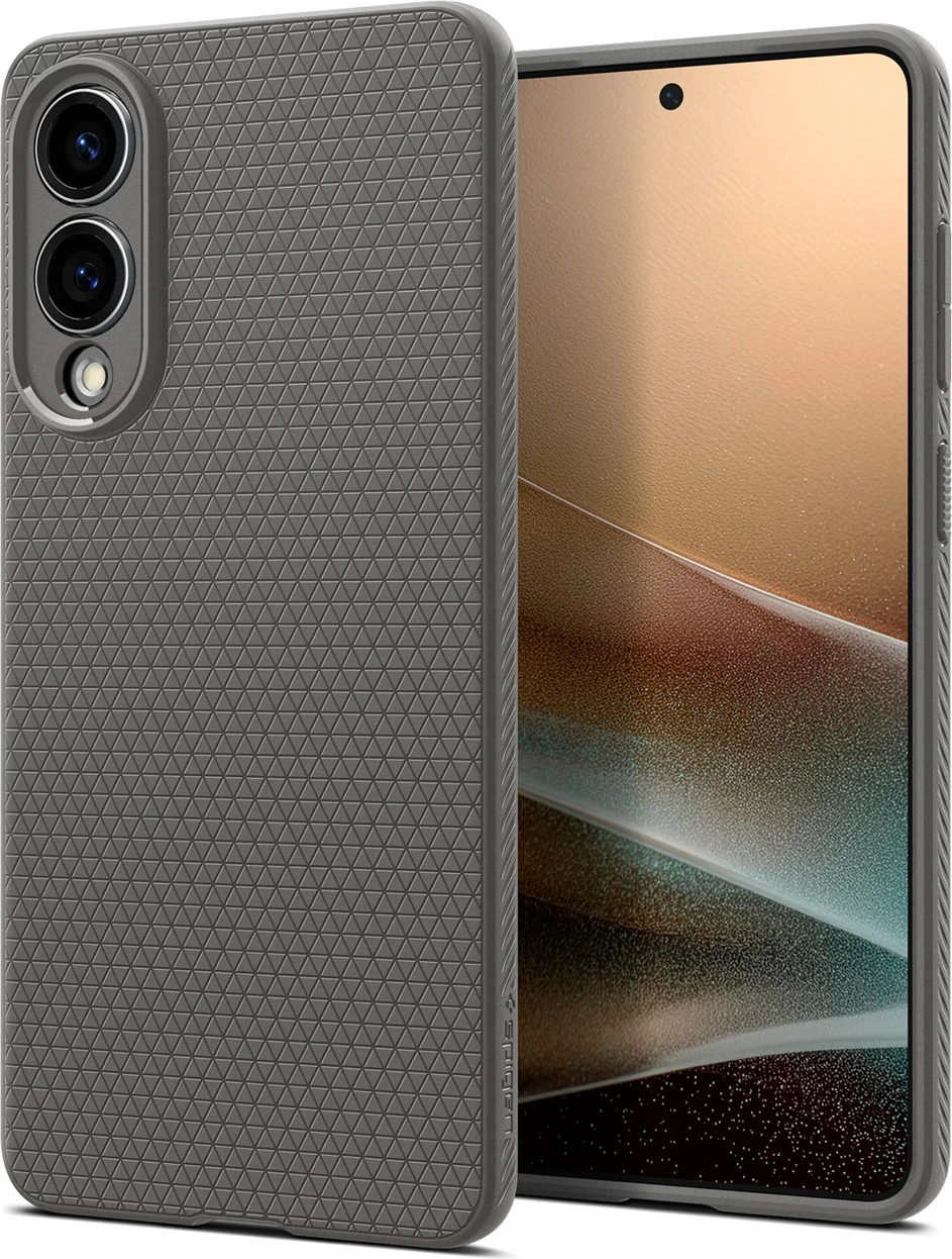 Mbështjellës Spigen Liquid Air për Samsung Galaxy S25 Edge, Gri