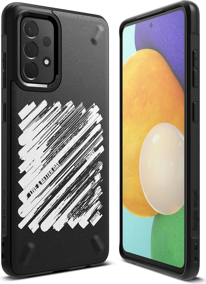 Mbështjellës Ringke Onyx Design për Samsung Galaxy A72, TPU, i zi (Paint)