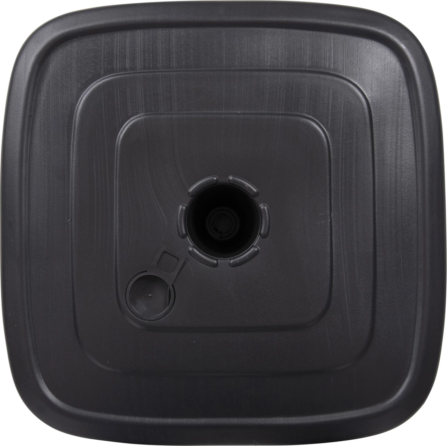 Bazë plastike për ombrellë me rrotë SOLBAS FH6113.02 ngjyrë antracit për shtyllë 33/50mm 46,5x23,5H cm