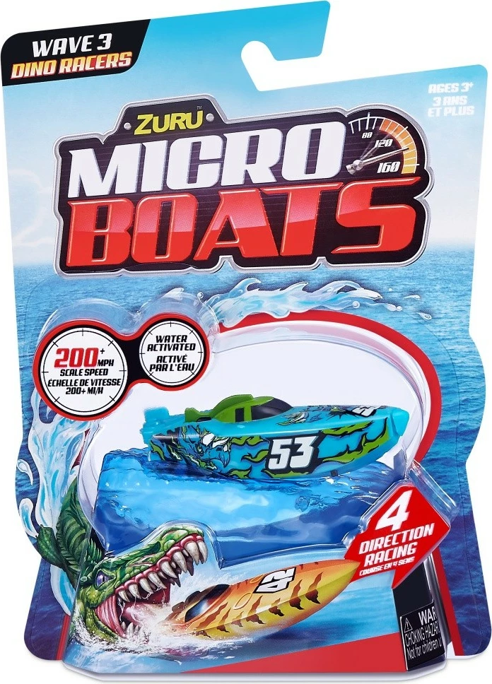 Lodër barkë ZURU Robo Alive Micro Boat Series 3, plastikë, ngjyra të ndryshme