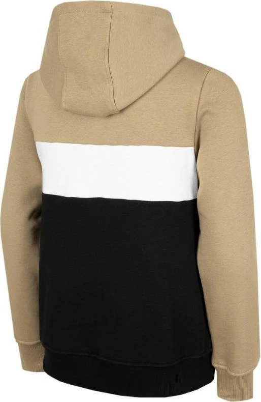 Duks për djem 4F, ngjyrë krem dhe e zezë