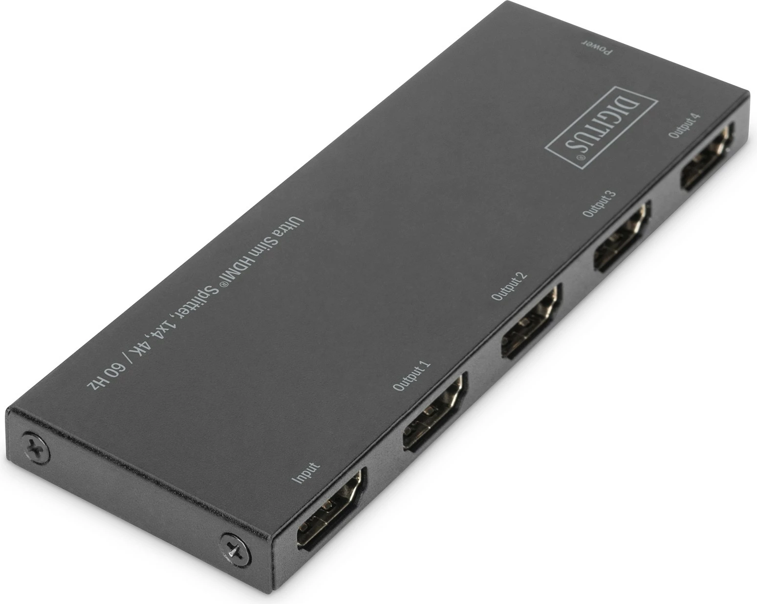 Splitter HDMI Digitus Ultra Slim 1x4, 4K/60Hz, i zi
