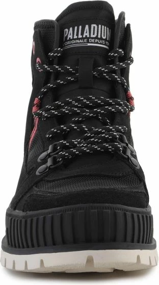 Këpucë të larta Palladium Pallashock Outcity për femra, të zeza
