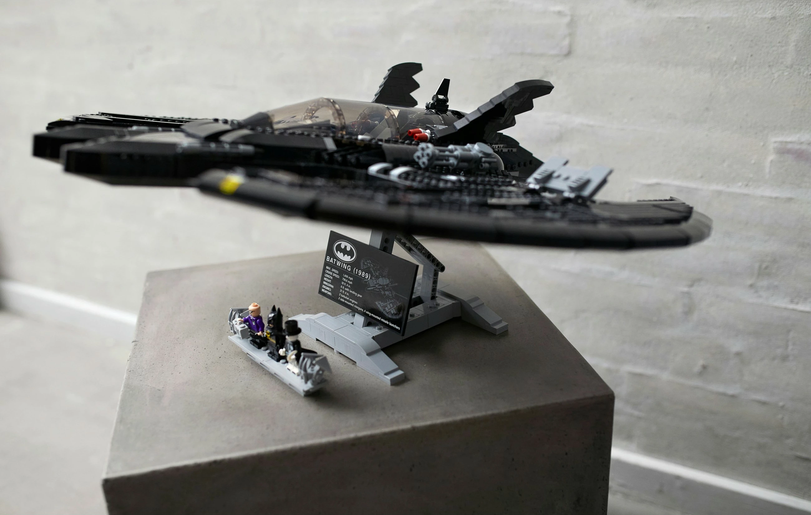 Set ndërtimi LEGO DC Comics Super Heroes 1989 Batwing, 2363 copë, plastikë, shumëngjyrësh