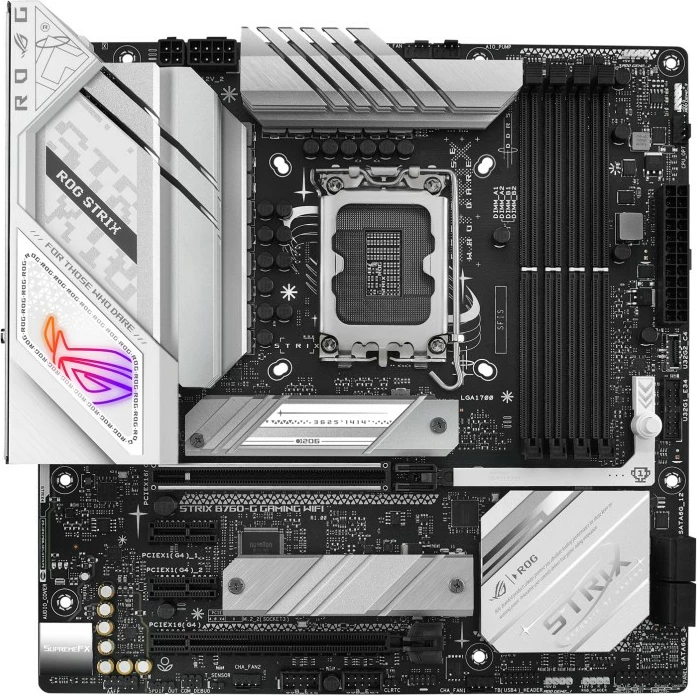 Pllakë amë ASUS ROG STRIX B760-G GAMING WIFI, Intel, LGA 1700, DDR5, 192 GB