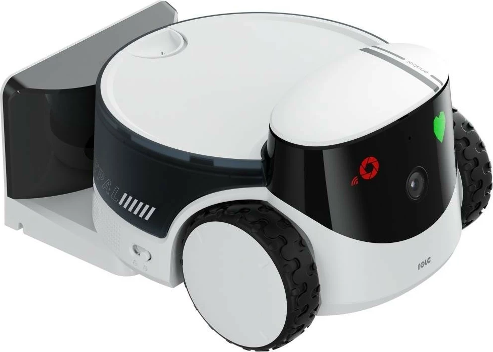Robot shoqërues Enabot ROLA PetPal, për qen e mace, bardh e zi