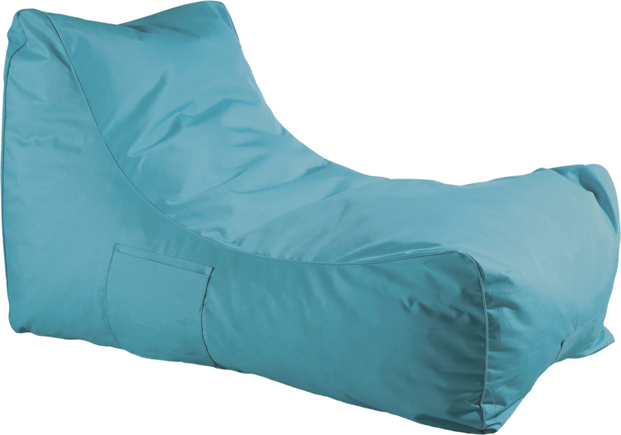 Pouf Bloom i papërshkueshëm nga uji FH5111.18 ngjyrë e kaltër e lehtë 106x70x61cm