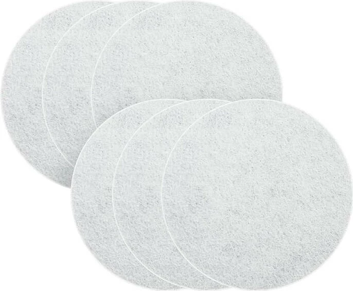 Set filtra Homerunpet HC15.F06 për komplet pastrimi të kafshëve, 6 copë, Bardhë