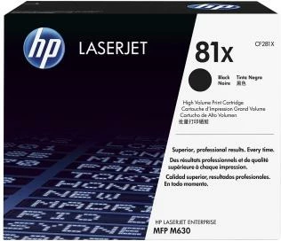 Toner, HP, 81X CF281X, rendiment i lartë 24,000 faqe, e zezë, 1 copë