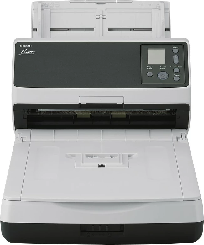 Skaner Fujitsu Ricoh fi-8270, 216 x 355.6 mm, 600 x 600 DPI, 70 ppm, 140 ipm, Grayscale, Monochrome, ADF + Manual feed
