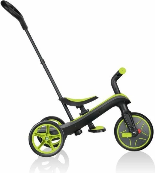 Biçikletë për fëmijë Globber Explorer Trike 4in1, e zezë dhe e verdhë