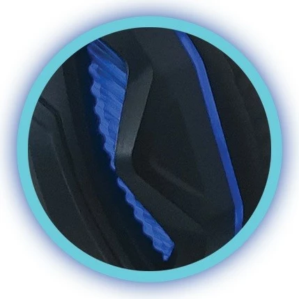 Set gaming Rebeltec Sherman, tastierë me ndriçim, maus optik, mauspad, kufje me mikrofon, zi/blu