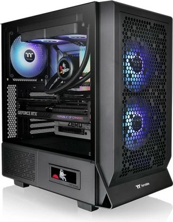 Kasë Thermaltake Ceres 330 TG ARGB, Midi Tower, e zezë