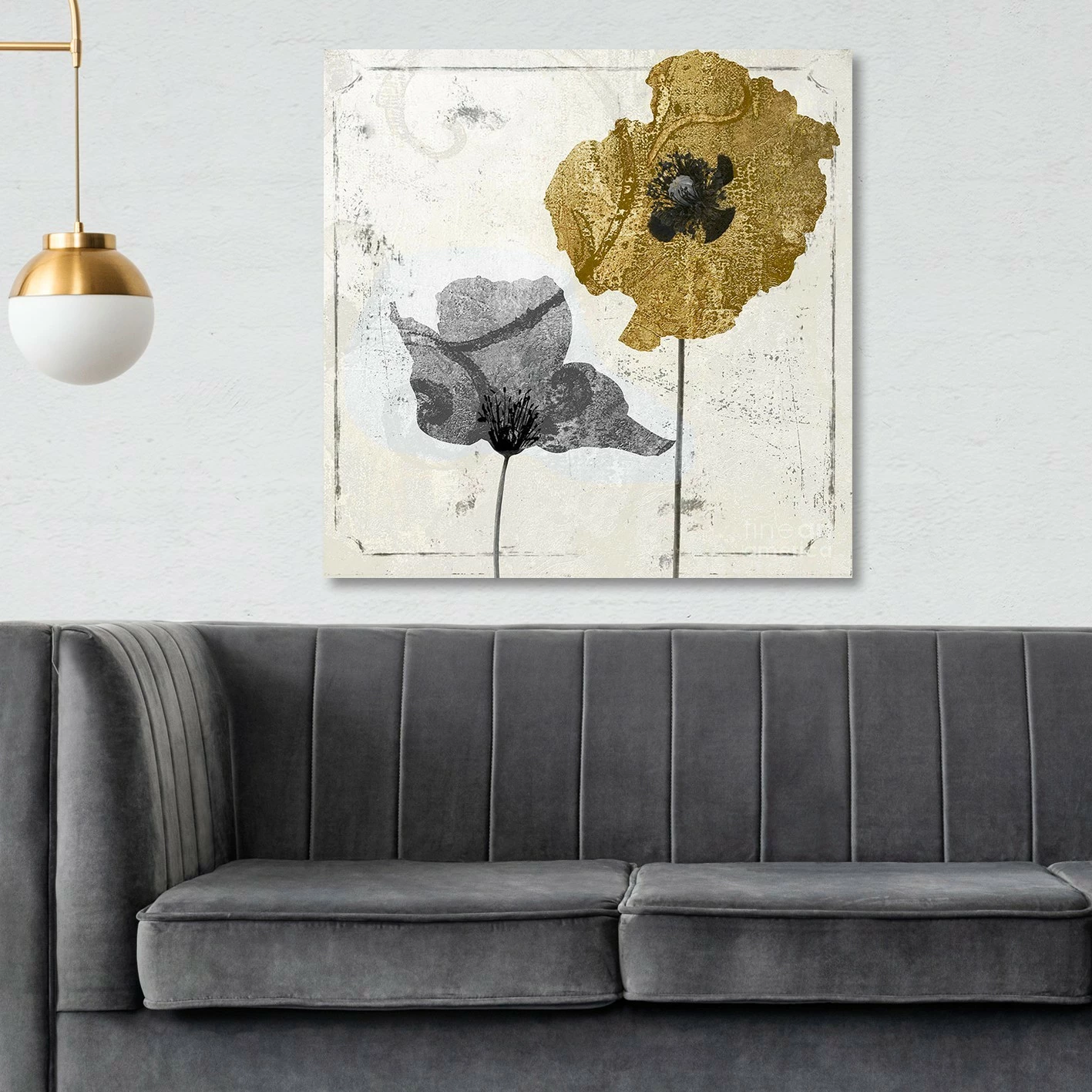 Pikturë dekorative në kanavacë, shumëngjyrëshe, Wallity KNV4410_100100, 100x100cm