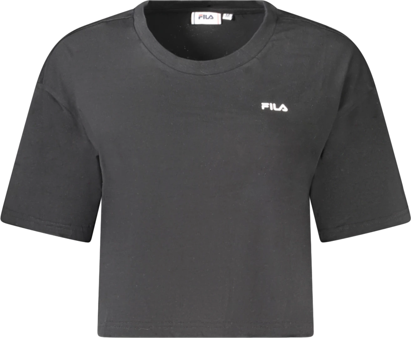 Maicë për femra FILA Locri Loose Cropped, e zezë