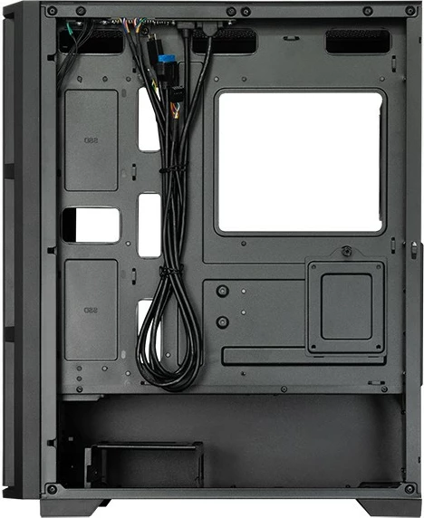 Kasë Chieftec Pro Midi Serie AS-02B-TG-OP, Midi Tower, xham i temperuar, e zezë