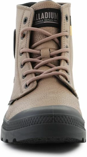 Këpucë Palladium Pampa Hi Supply Lth 77963-297, për meshkuj dhe femra, ngjyrë kafe