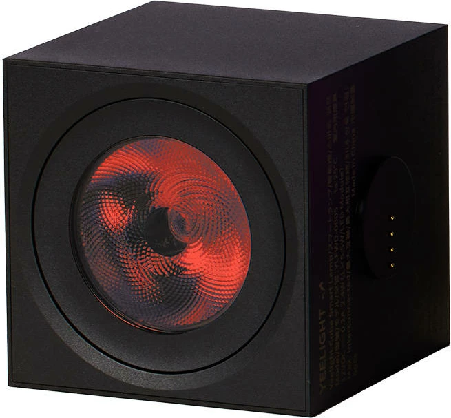 Dritë smart Yeelight Cube Light Spot, panel gaming, ARGB, Wi-Fi, Bluetooth, e zezë