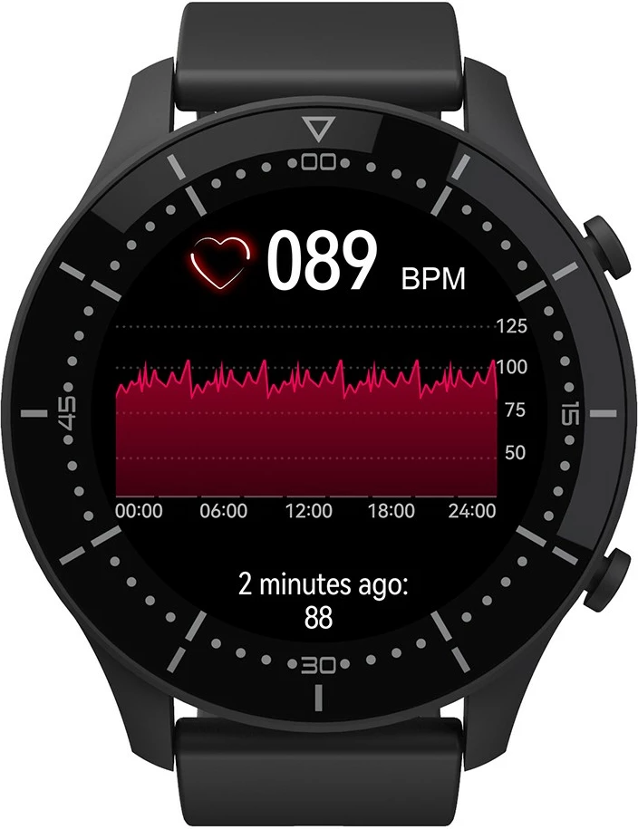 Smartwatch Media-Tech ACTIVEBAND GENUA MT870, 1.3", Bluetooth Calling, e zezë