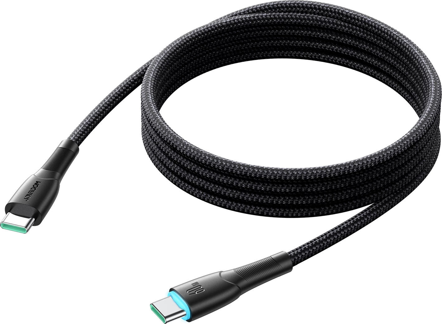 Kabllo USB-C në USB-C Joyroom Starry Series SA32-CC3, 1m, 60W, e zezë