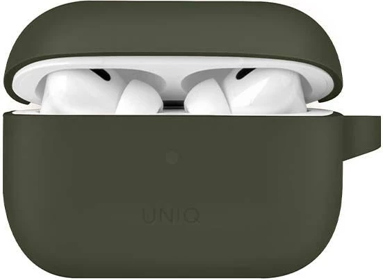 Mbështjellës UNIQ Vencer për AirPods Pro 2, me karabiner, e gjelbër