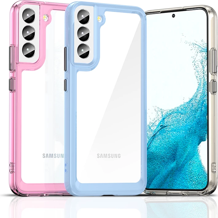 Mbështjellës Hurtel Outer Space Case për Samsung Galaxy S23+, transparent