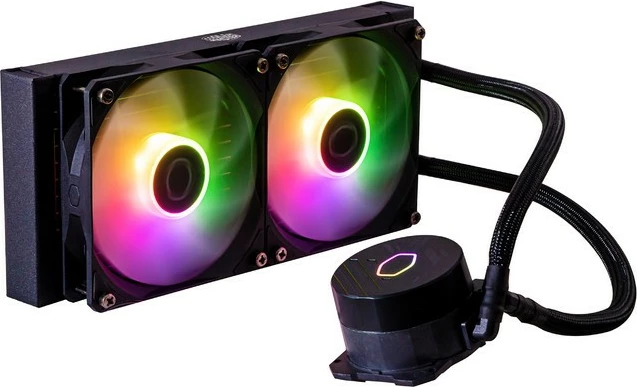 Kasë ftohje me ujë Cooler Master MasterLiquid 240L Core ARGB, 2x120mm, për CPU, me drita ARGB