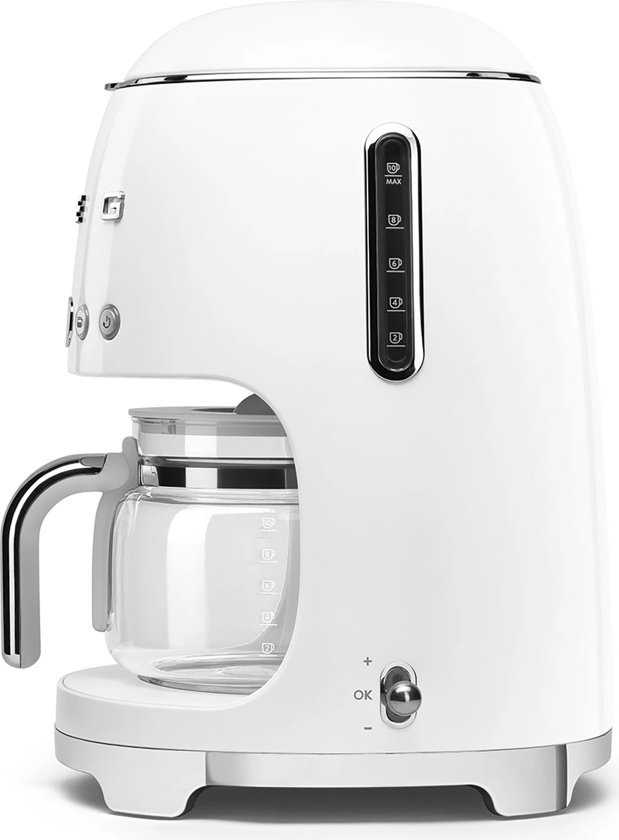 Makinë kafeje me filtër Smeg DCF02WHEU 1.4 L 1050 W 10 filxhanë, e bardhë