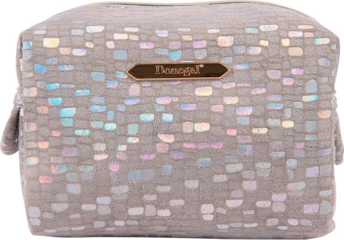 Çantë kozmetike për femra Donegal 4853 argjendtë 1 copë