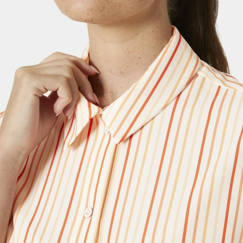 Fustan këmishë Helly Hansen për femra, bezhë