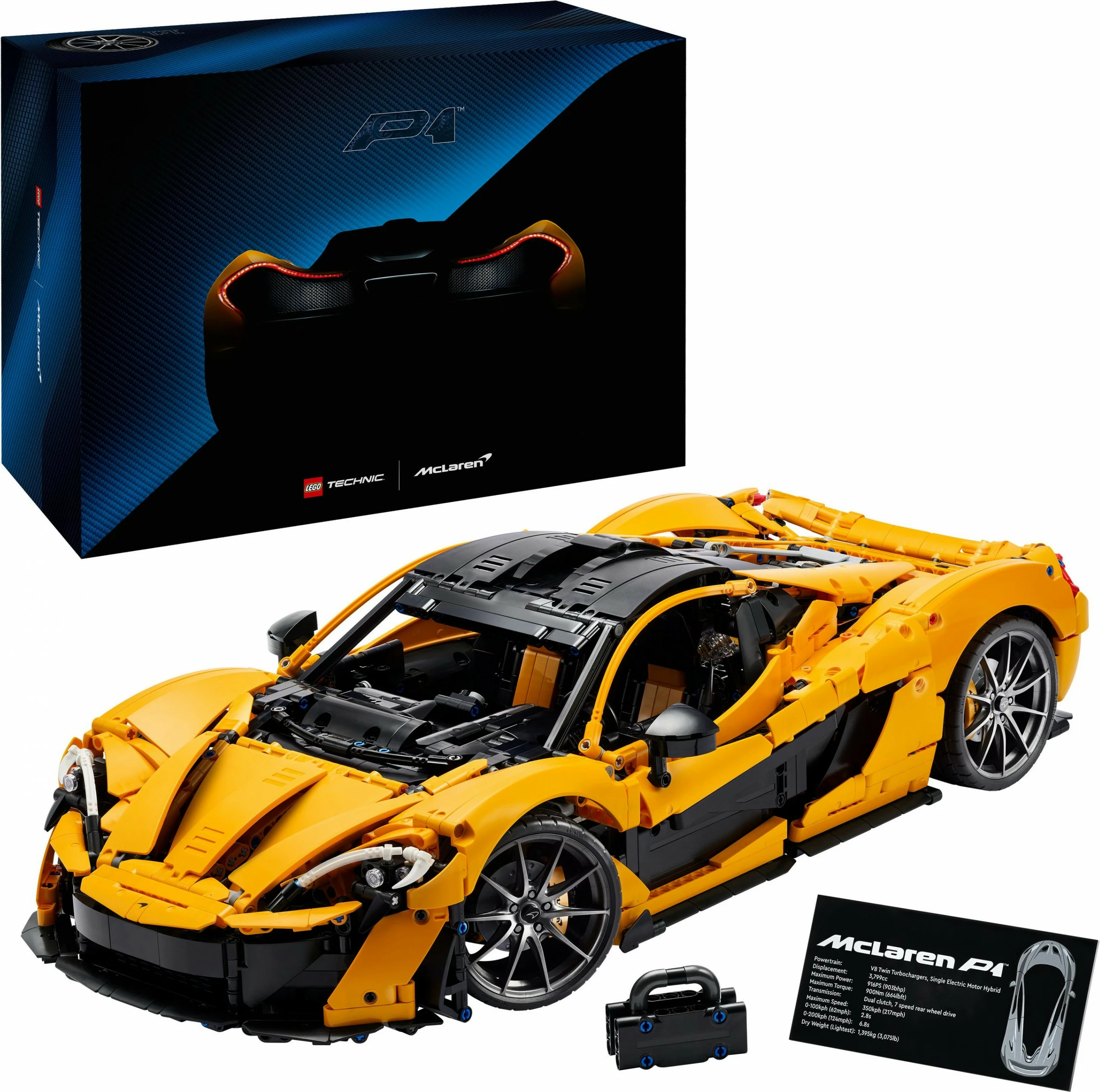 Set ndërtimi LEGO McLaren P1, 3893 pjesë, shumëngjyrësh