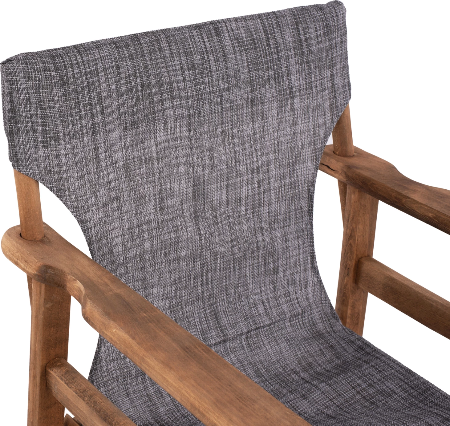 Karrige drejtorësh Limnos, ngjyrë arre, me tekstilene gri, FH10368.10