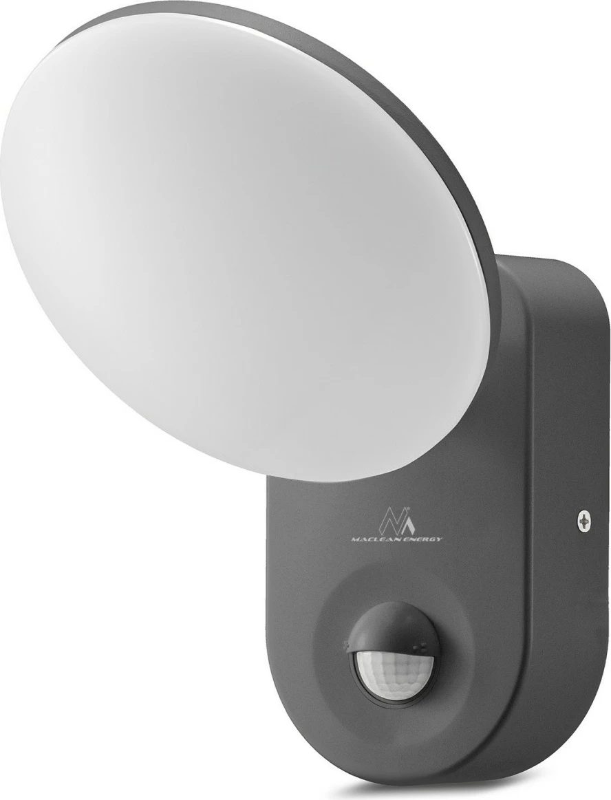 llambë muri LED me sensor PIR, Maclean MCE367, 4000K, IP65, 220-240V AC
