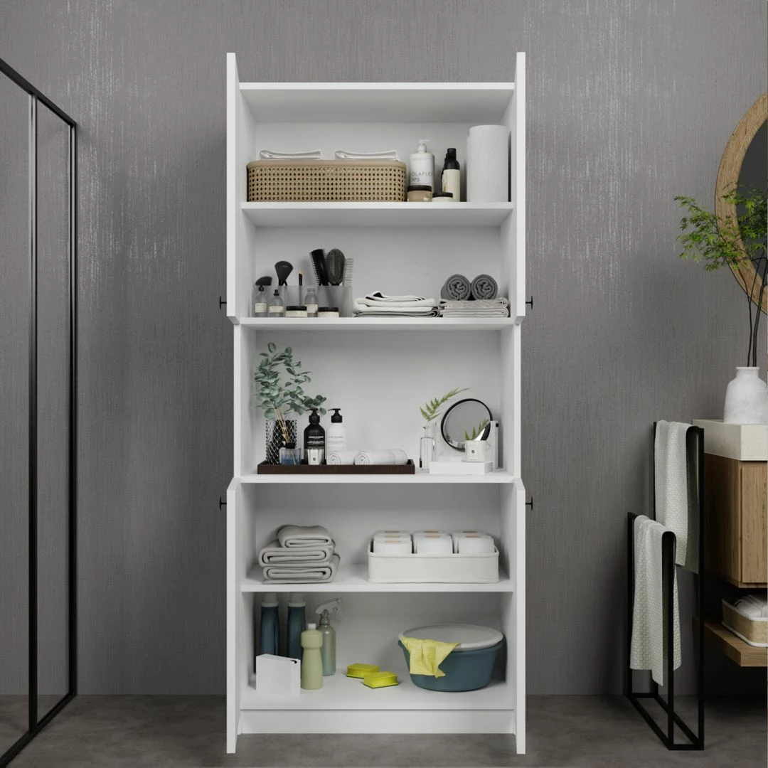 Dollap multifunksional, ngjyrë e bardhë, Skye Decor Lucas 1600-102