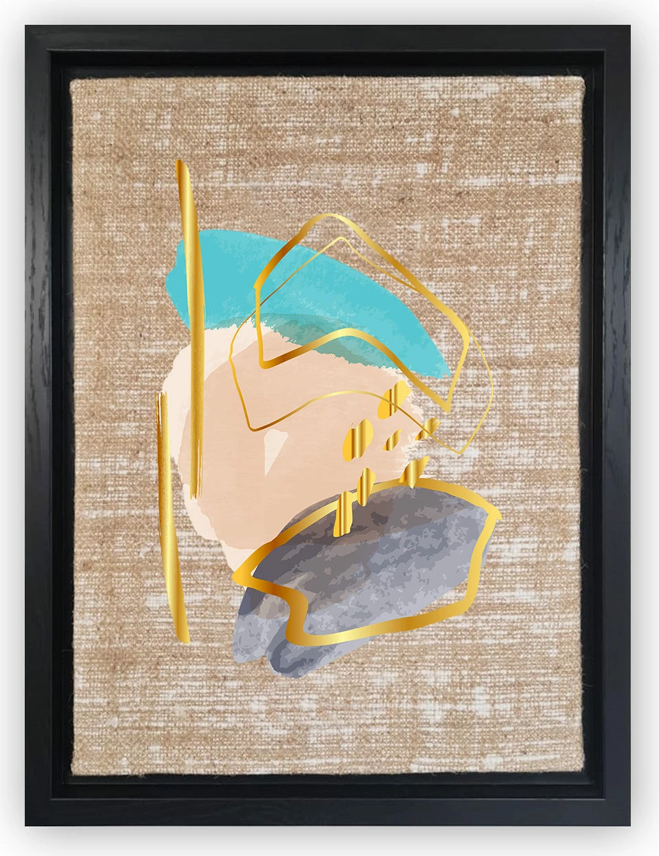 Pikturë dekorative në kanavacë, shumëngjyrëshe, Wallity LSJ319362251144 - 4666, 46x66cm