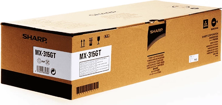Toner, Sharp, MX-315GT, rendiment 27500 faqe, standard, e zezë