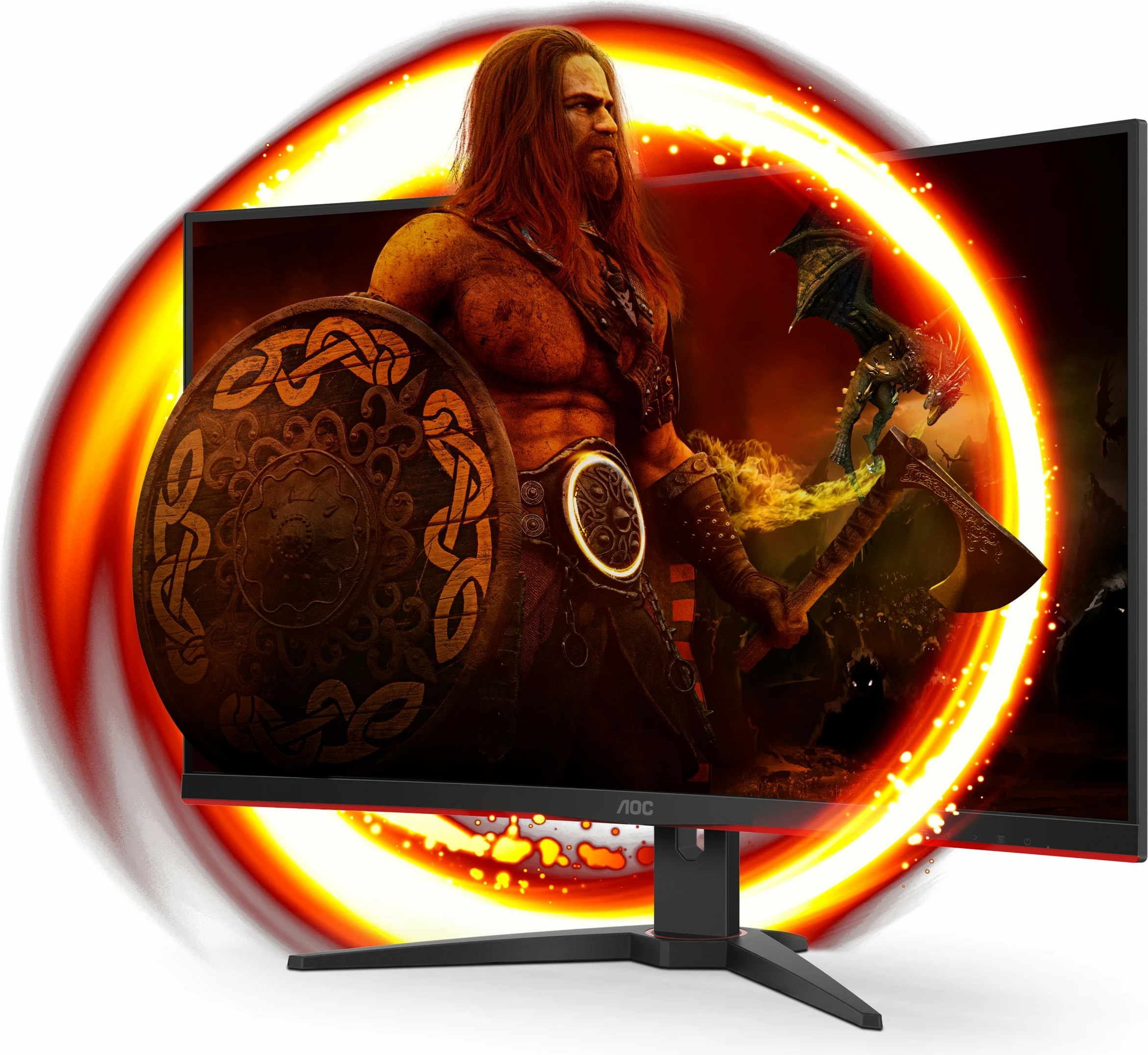 Monitor AOC G2 CQ32G2SE/BK, 31.5", 2K Ultra HD, LED, 1 ms, i zi, i kuq