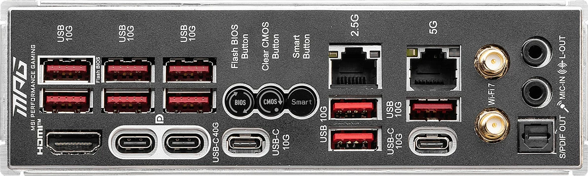 Pllakë amë MSI MPG X870E CARBON WIFI, Socket AM5, DDR5, 256GB, e zezë