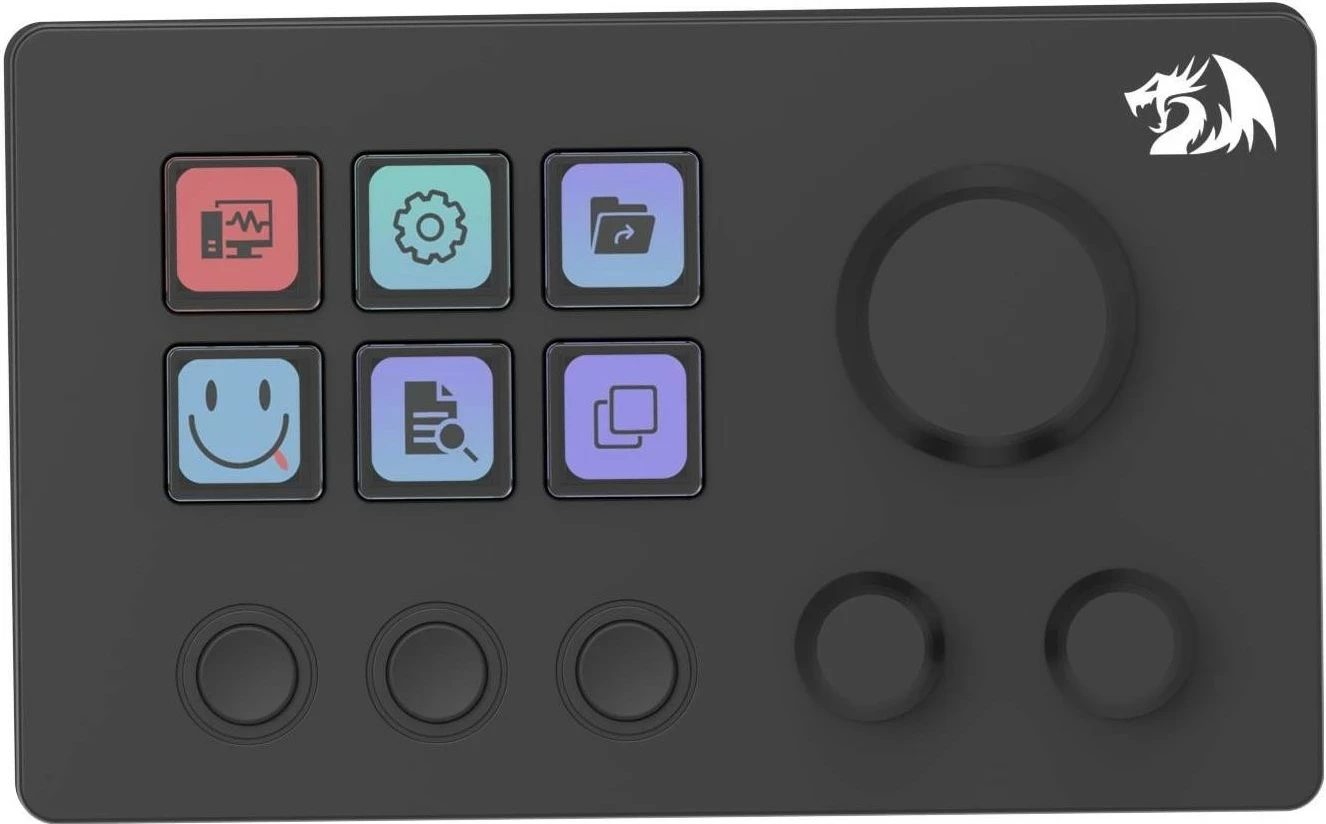 Maus Redragon Skyrider SS-551, 6 taste, USB-C, i zi