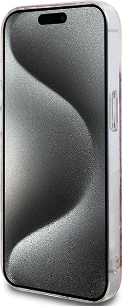 Mbështjellës Hello Kitty IML Tags Graffiti për iPhone 15, Rozë