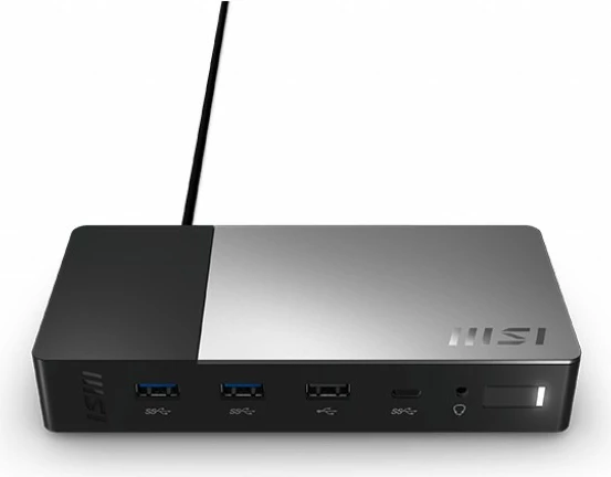 Dok stacion USB-C MSI Gen 2, 9 porta, Gigabit Ethernet, HDMI, DisplayPort, i zi