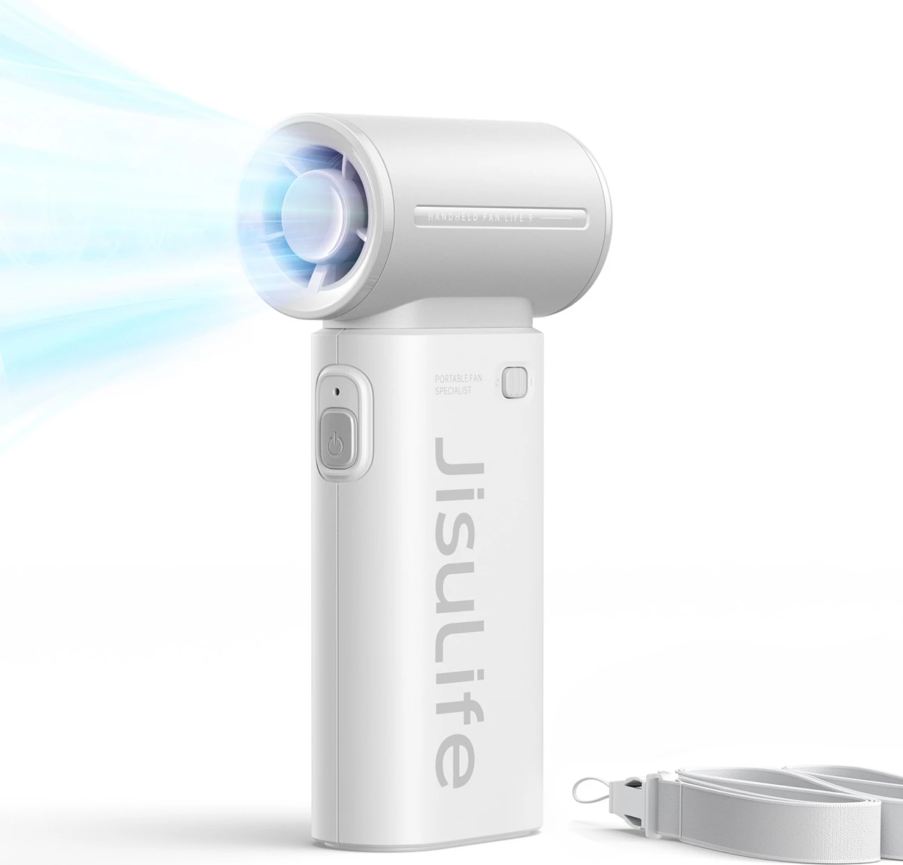 Ventilator dore Jisulife Life9, 5000mAh, USB-C, Gri