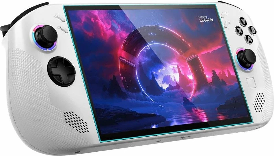 Xham i temperuar Spigen Glas.TR Slim për Lenovo Legion Go S, 9H, 0.2mm, 2 copë, transparent