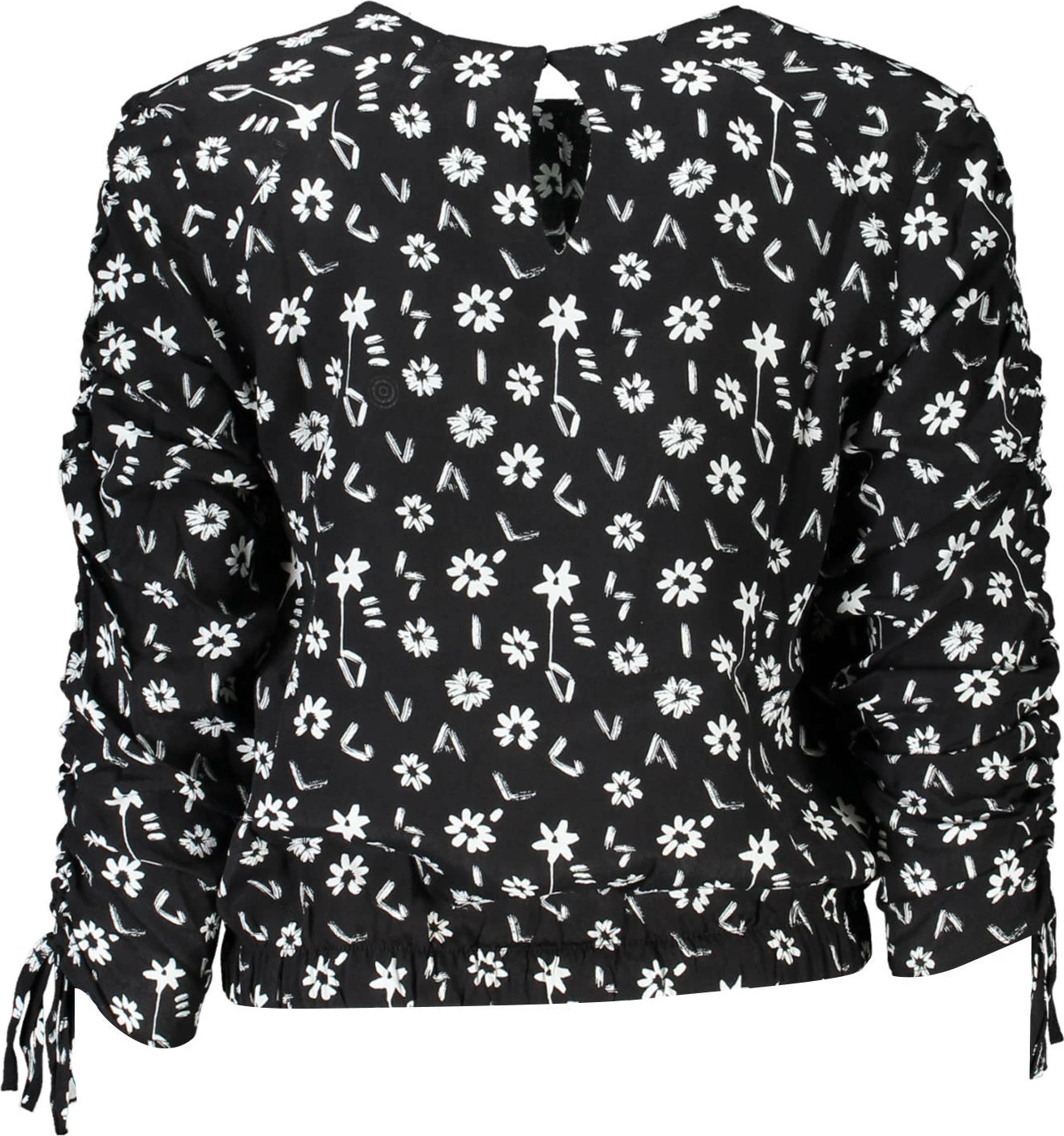 Bluzë DESIGUAL për femra, e zezë