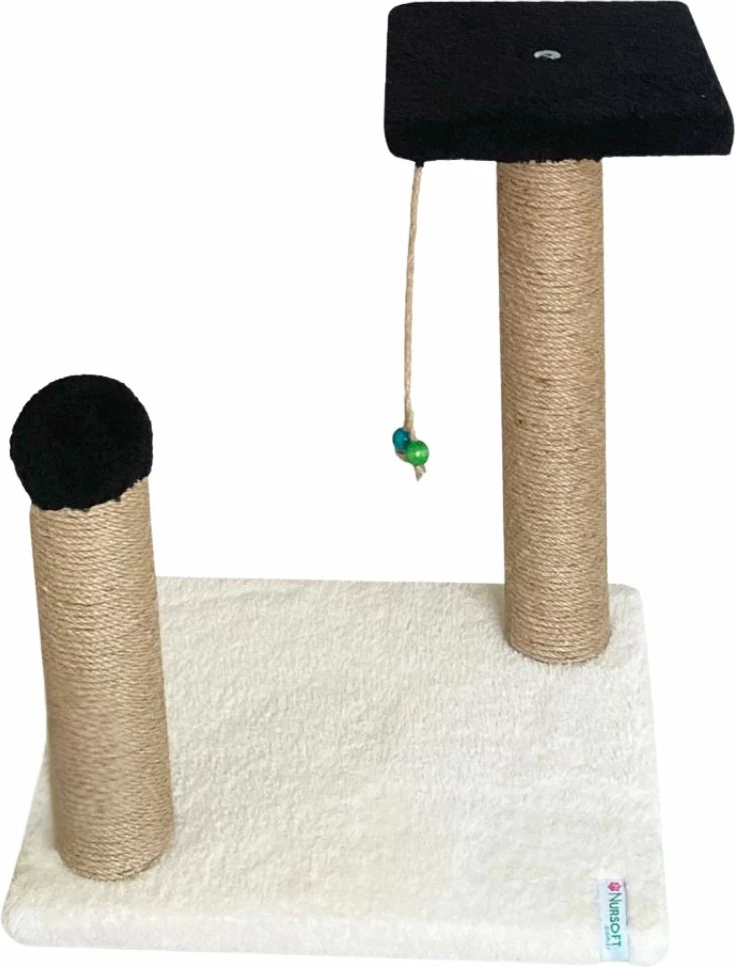 Dërrasë për gërvishtje për mace, Paws & Whiskers, e zezë