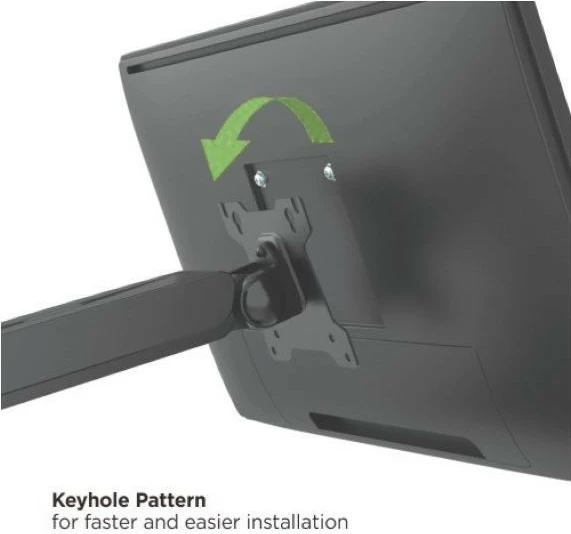 Mbajtëse monitori Techly ICA-LCD 35TS, për tavolinë, 17-32", 10kg, e zezë