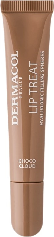 Buzëkuq Lip Gloss Dermacol Lip Treat Moisturizing 12 Choco Cloud për femra 10ml