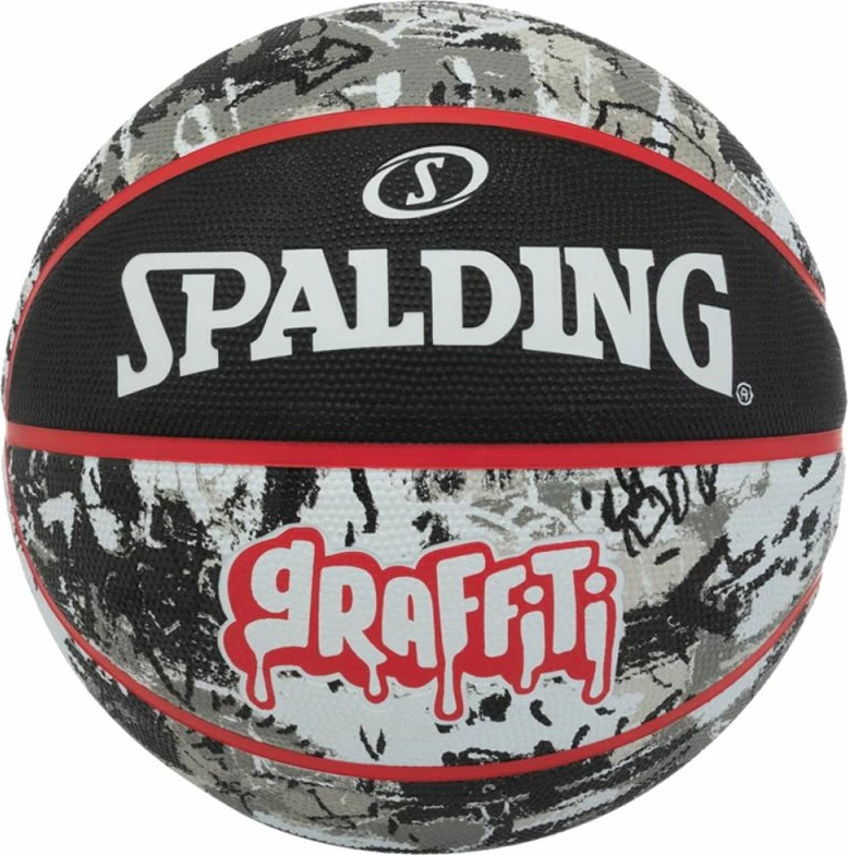 Top basketi Spalding, unisex, të zeza/gri